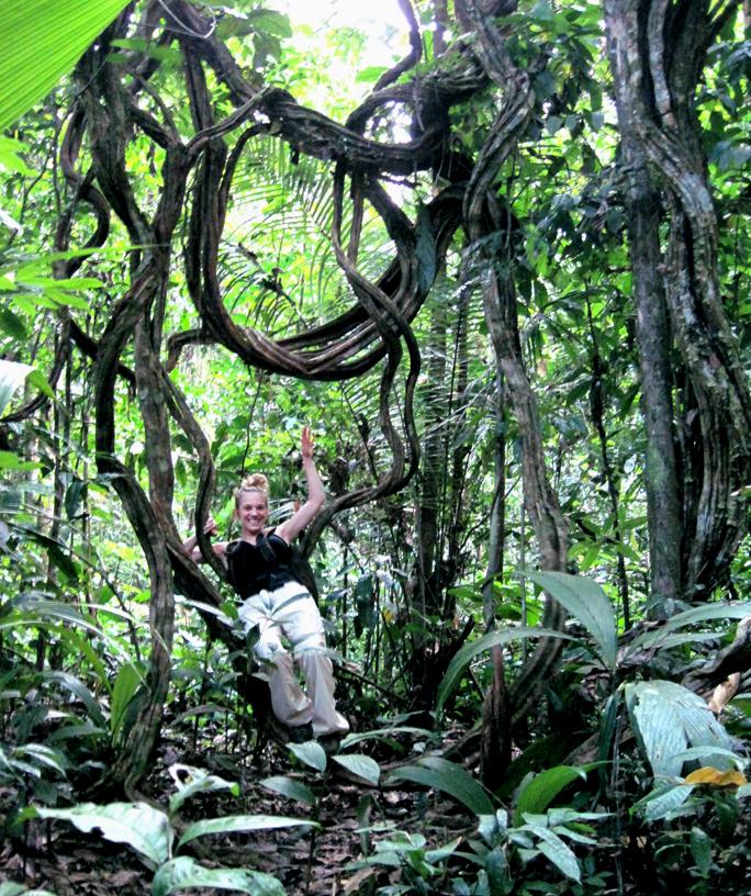 Rachael Carlevale Swinging in Jungle Vines | Cosmic Sister